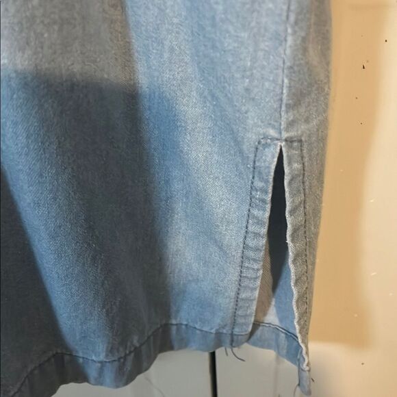 Passion  Denim Western Shirt with Embroidery - Picture 5 of 6